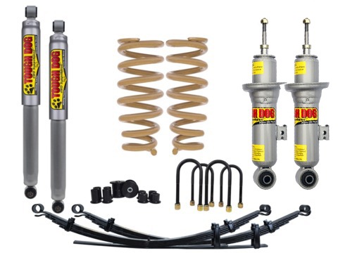 Лифт-комплект усиленной подвески Tough Dog для Mitsubishi L200 2006-2014  (Тяжелая постоянная нагрузка 500 кг к ПСМ) Лифт 25мм