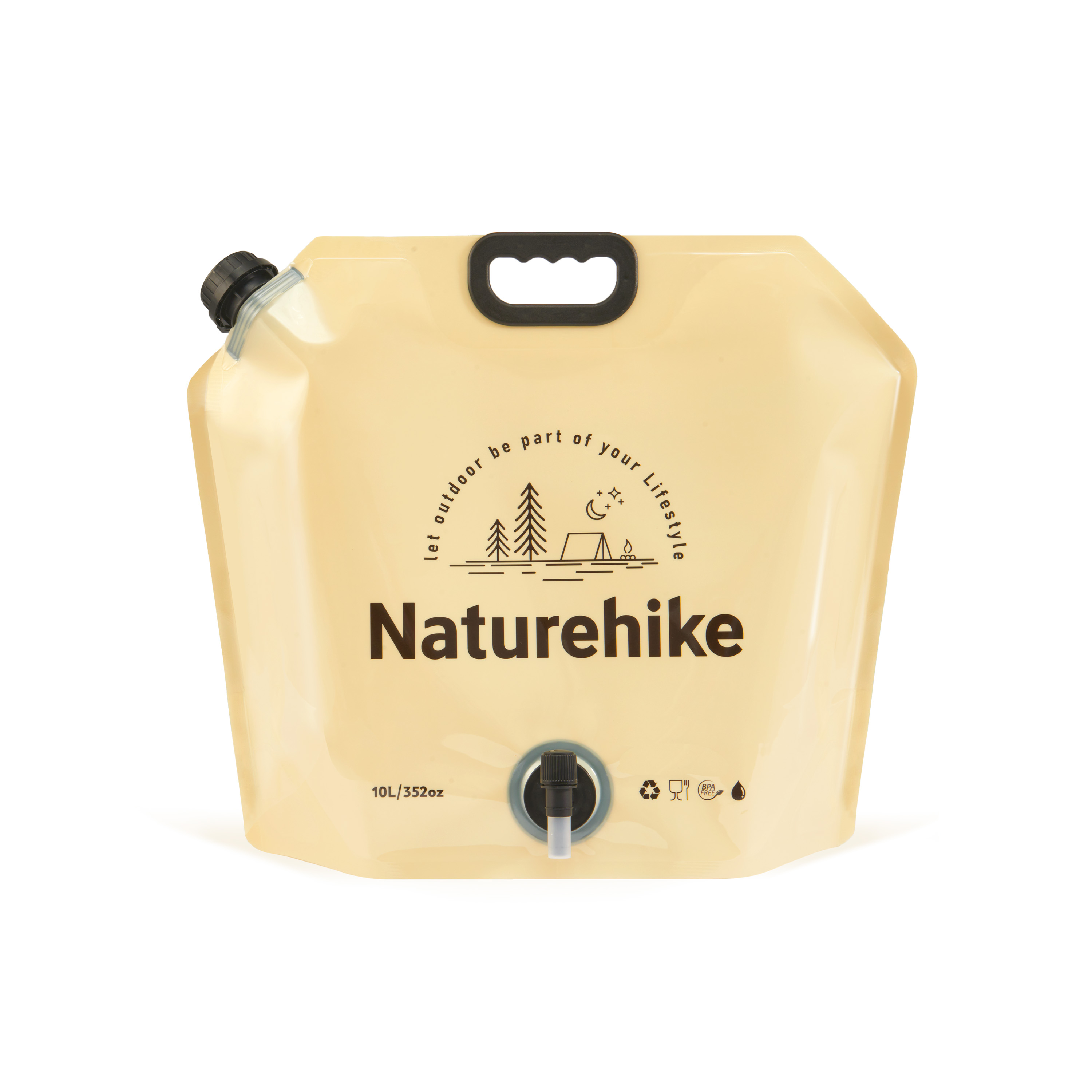 Канистра Naturehike для воды, 19 л., прозрачная