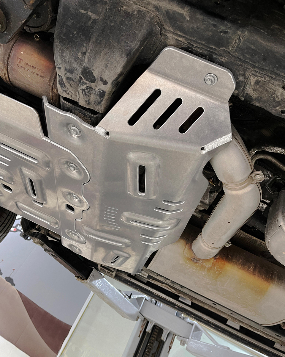 Защита Falcon радиатора, картера, РК, КПП для TANK 500 2022-2024 (бензин), алюминиевая, 8 мм