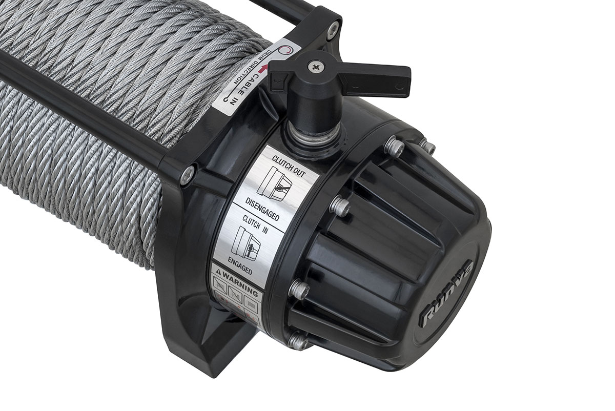 Лебёдка электрическая 24V Runva EWB9500S-Q24V 4350 кг влагозащищенная, стальной трос