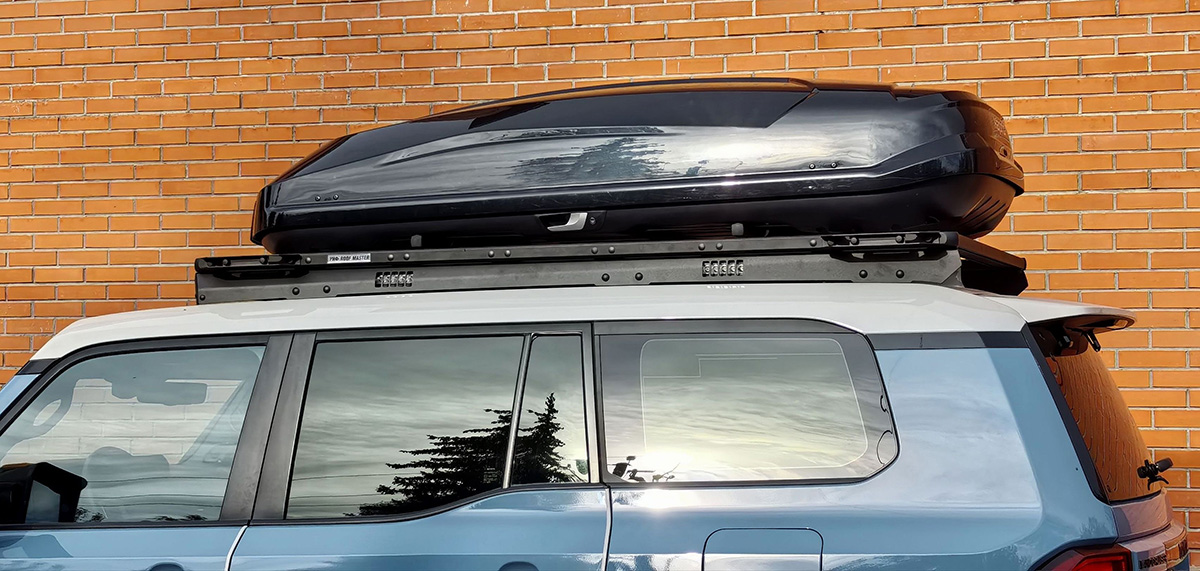 Багажник экспедиционный (платформа) алюминиевый РИФ 1200x2080 мм для Toyota Land Cruiser Prado 250 (с крепежом)