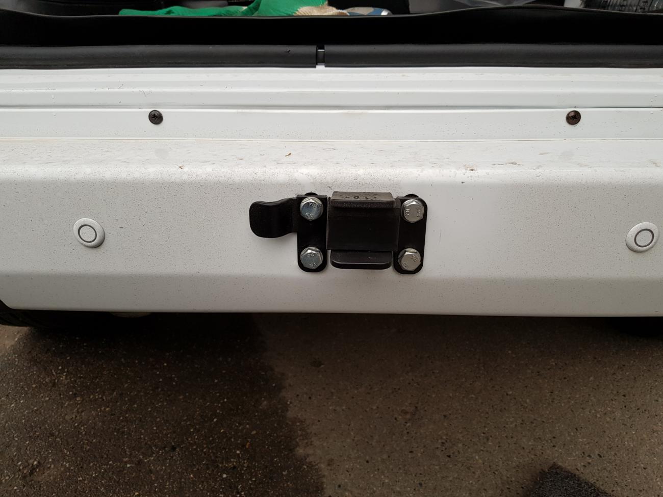 Калитка РИФ в штатный задний бампер УАЗ Патриот 2015+