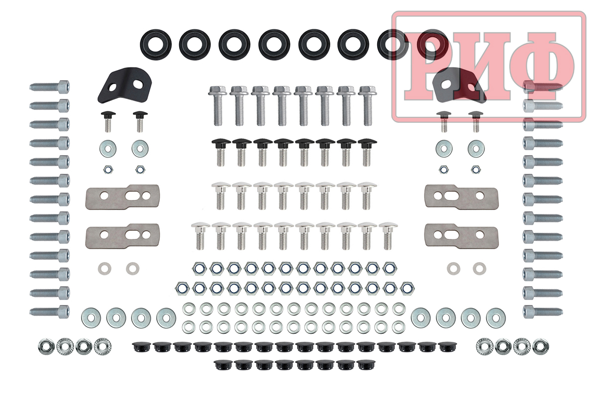 Багажник экспедиционный (платформа) алюминиевый РИФ 1250x1420 мм для Changan Hunter Plus (с крепежом)