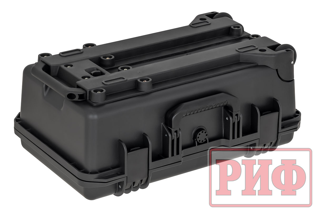 Кейс защитный ударопрочный РИФ 551x358x226 мм на колесах с телескопической ручкой IP67