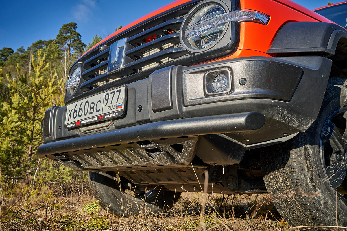 Бампер РИФ силовой передний/защита штатного бампера TANK 300 c защитой радиатора (устанавливается только с площадкой RIFT30-30000)