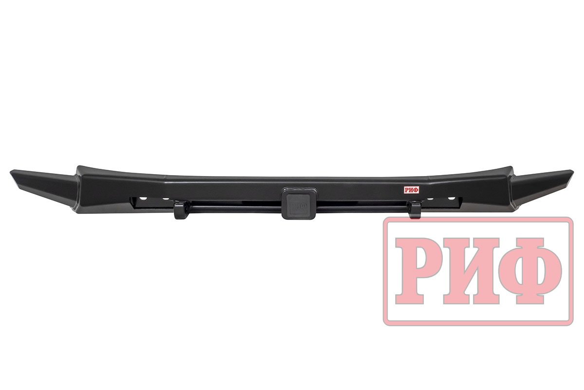 Бампер РИФ силовой передний Mitsubishi Pajero Sport 2015-2020 с фаркопом и защитой радиатора