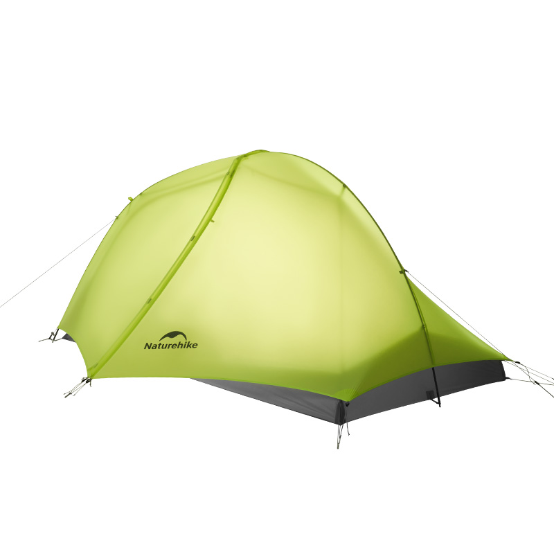 Палатка Naturehike Star Trails EXT Si 2-местная, алюминиевый каркас, сверхлегкая, желтая