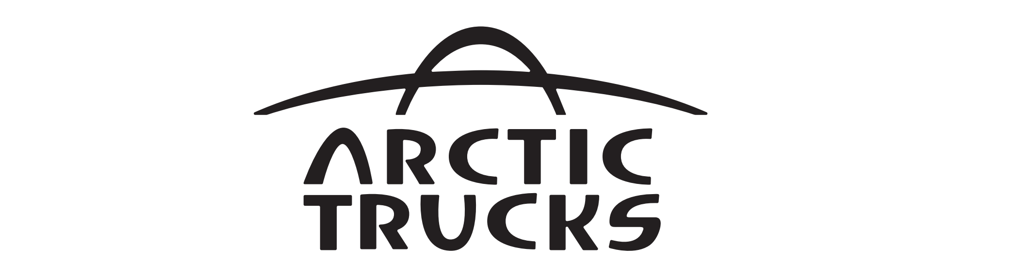 Плоттерная резка Арктик Тракс логотип, цвет черный