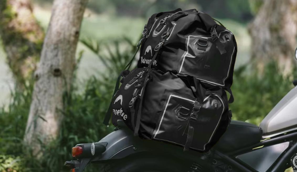 Гермосумка Naturehike 60 л ПВХ (черная)