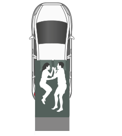 Палатка на крышу автомобиля AUTOHOME OVERZONE SMALL STANDARD, тент песочный, лестница 220 мм