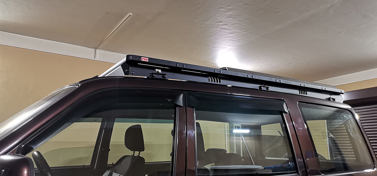 Багажник экспедиционный (платформа) алюминиевый РИФ 1250x2080 мм для УАЗ Патриот (с крепежом)