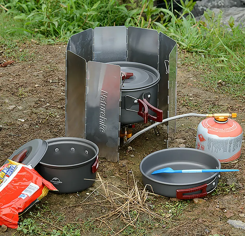 Экран ветрозащитный Naturehike, 10 секций, 84х24 см