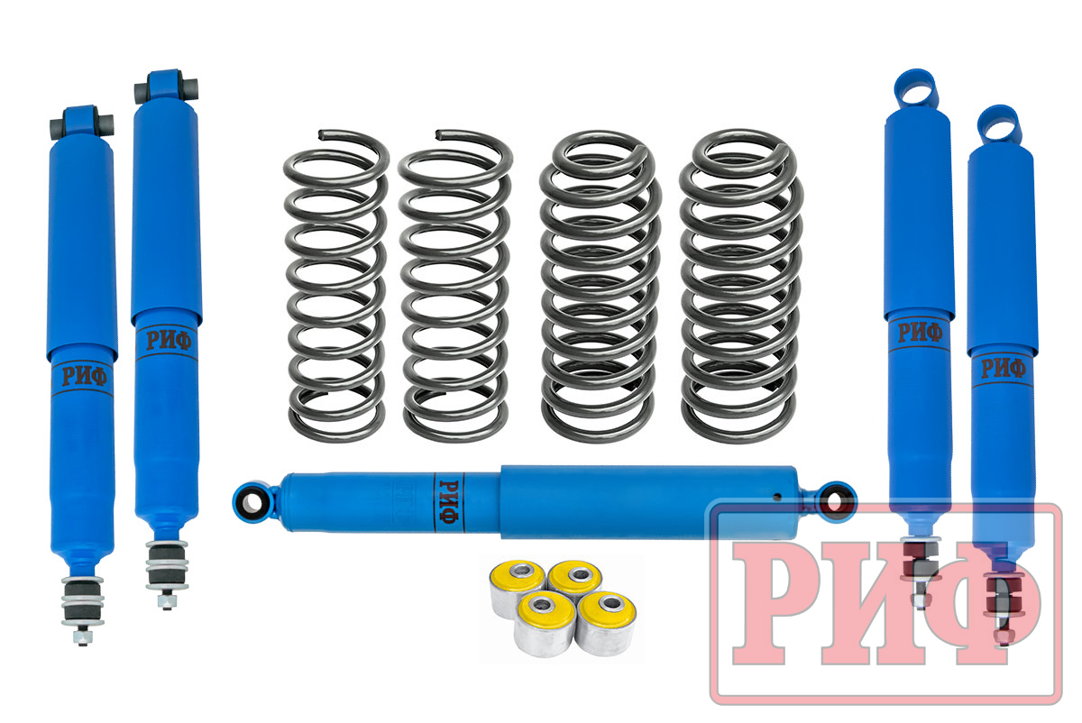 Лифт-комплект РИФ арктически для Toyota Land Cruiser 70 (короткая база) 1990-1996 жёсткий, 73/78 (длинная база) средний, лифт 50 мм