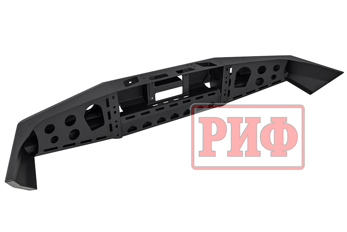 Бампер РИФ передний Toyota LC105 с доп. фарами без кенгурина