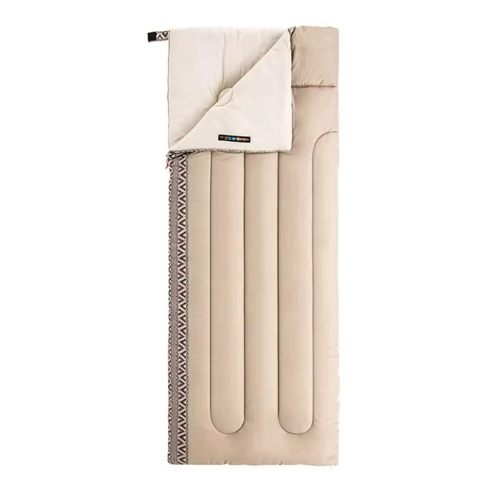 Мешок спальный Naturehike L150, 190х75см, (ТК: +13C), (правый), бежевый