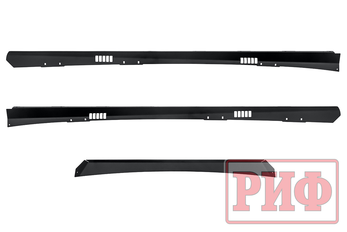 Багажник экспедиционный (платформа) алюминиевый РИФ 1150x2080 мм для Toyota Land Cruiser Prado 150 (с крепежом)