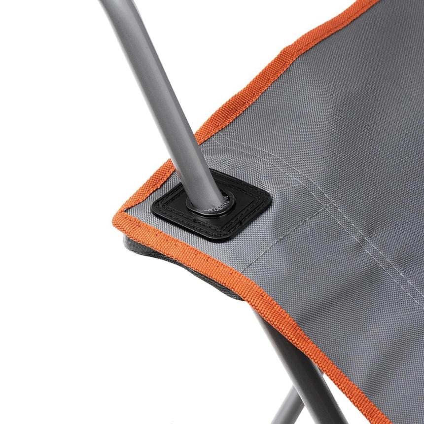 Кресло NISUS складное, до 100 кг., серое