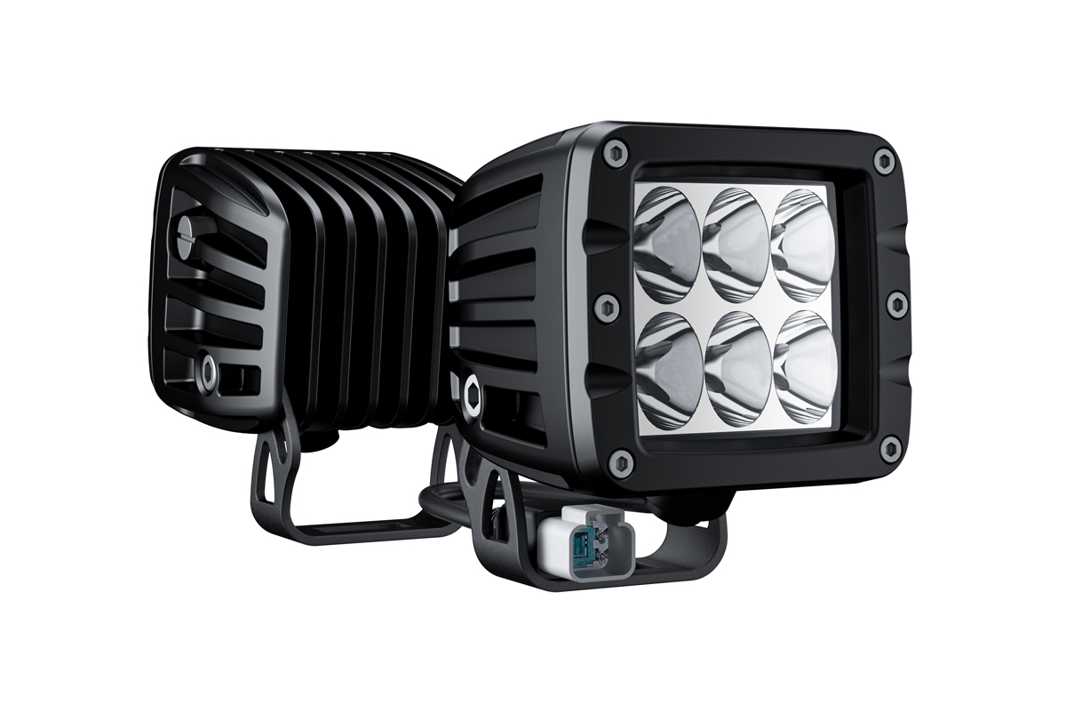 Светодиодные фары водительского света AURORA 76x76 мм 30W LED (комплект 2 шт)