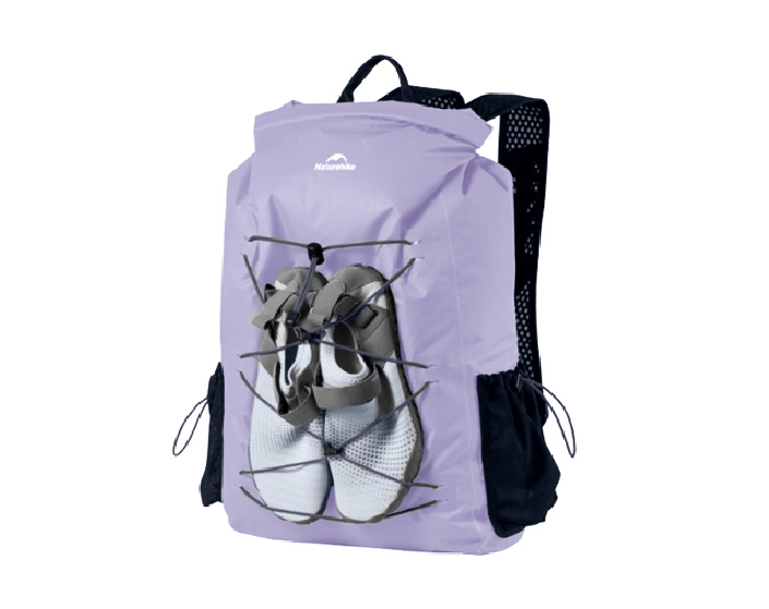 Рюкзак туристический Naturehike 18 л, ПВХ, фиолетовый