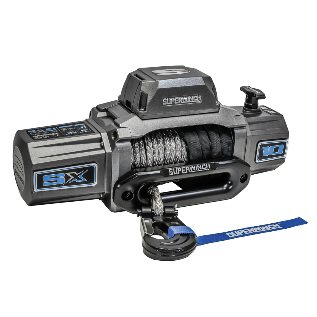 лебедка SUPERWINCH SX10SR (синтетический трос + радиопульт)