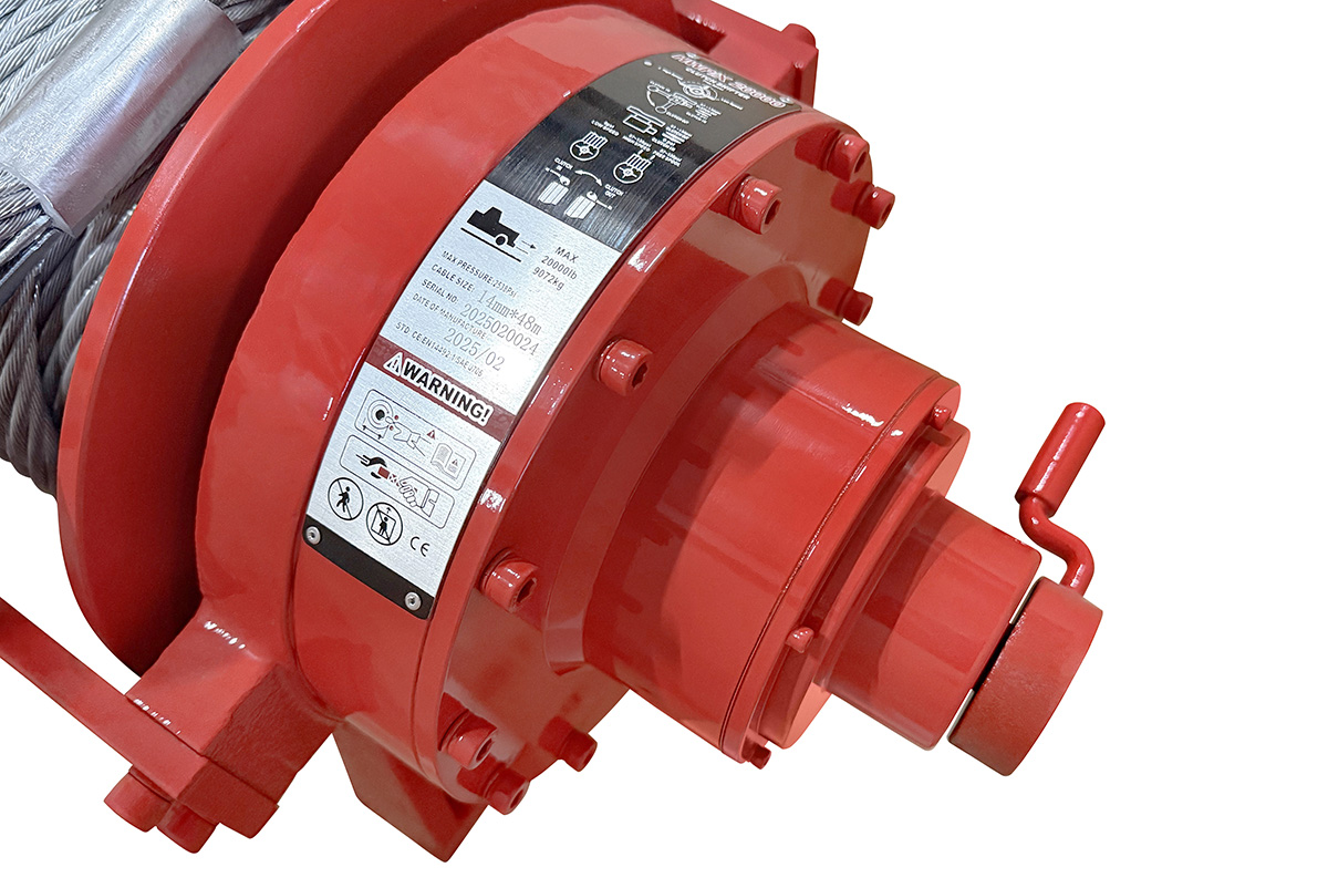 Лебёдка гидравлическая двухскоростная Runva 20000 lbs 9072 кг