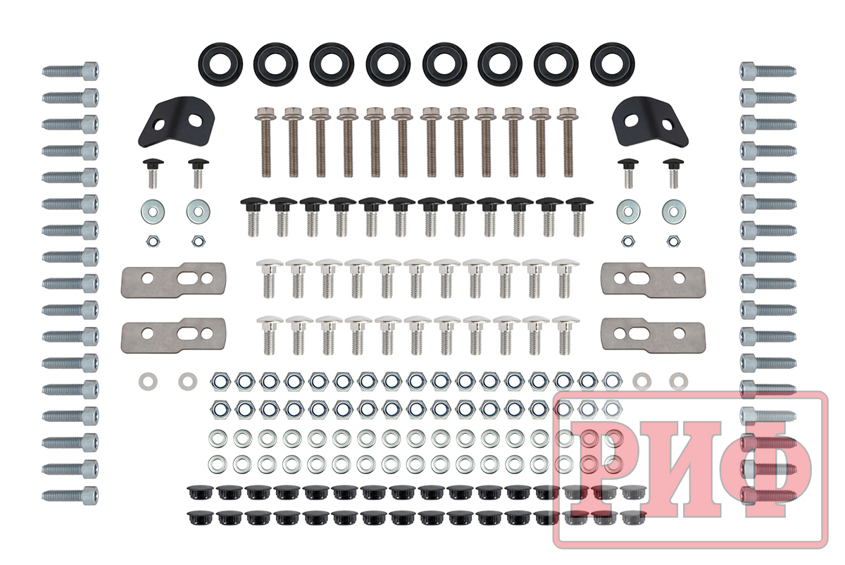Багажник экспедиционный (платформа) алюминиевый РИФ 1250x2080 мм для TANK 400 (с крепежом)