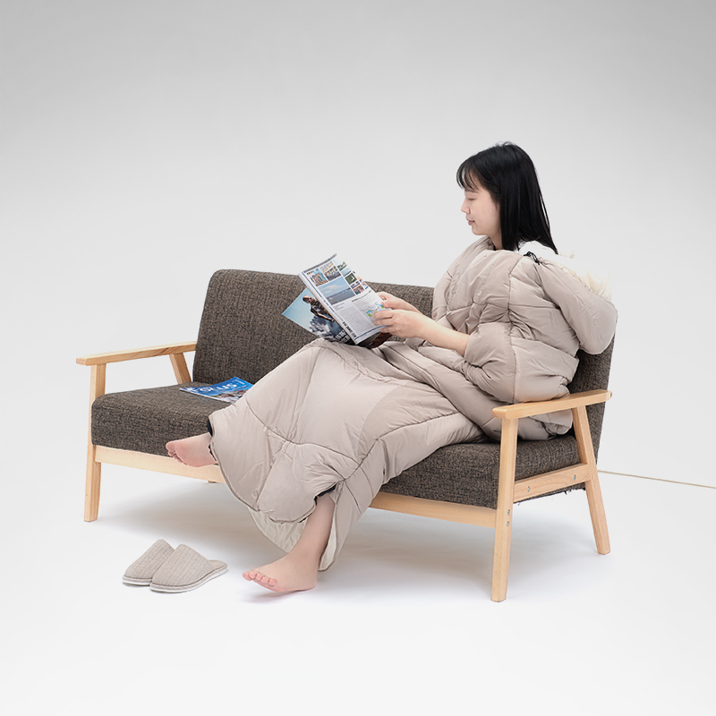 Мешок спальный Naturehike Oval PS300, 220х95 см, (левый) (ТК: +4C), серый