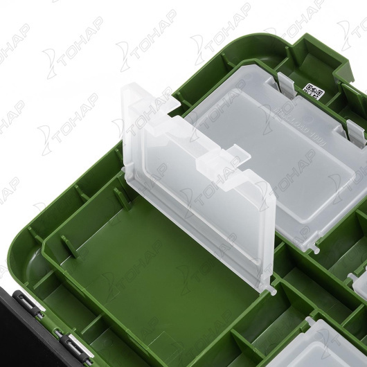 Ящик рыболовный зимний HELIOS ZANDER, 19 л, односекционный хаки