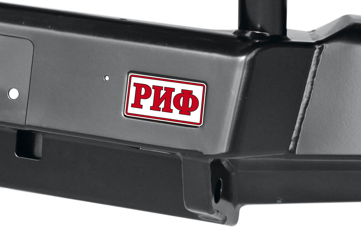 Бампер РИФ передний УАЗ Буханка c площадкой под лебёдку, с низкой защитной дугой (лифт)