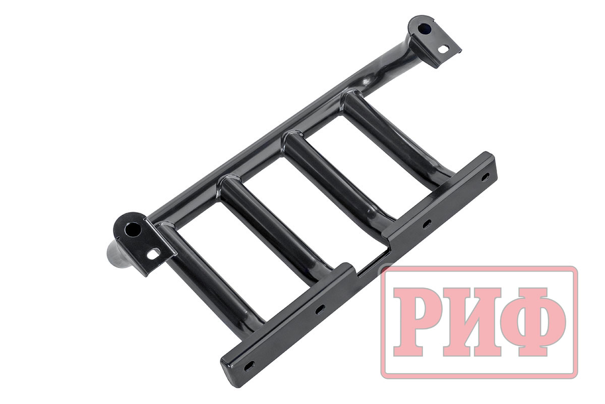 Бампер передний силовой/защита штатного бампера РИФ УАЗ Патриот 2015+ с защитой рулевых тяг (стандарт)