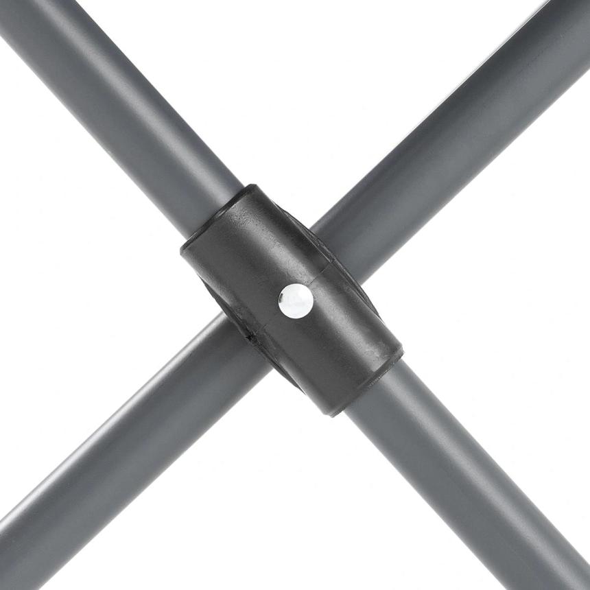 Кресло NISUS складное серое 150 кг.