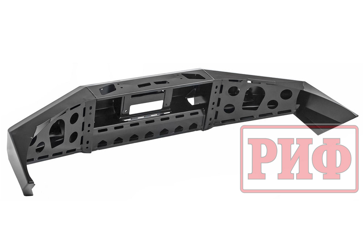 Бампер РИФ передний Ford Ranger T6 (2011-2015) с доп. фарами без защитной дуги