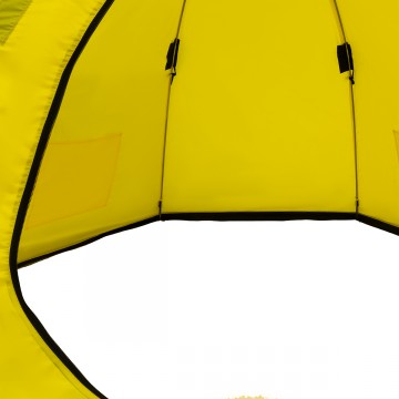 Палатка-зонт зимняя HELIOS NORD-2 с дышащим верхом (желтый/черный)