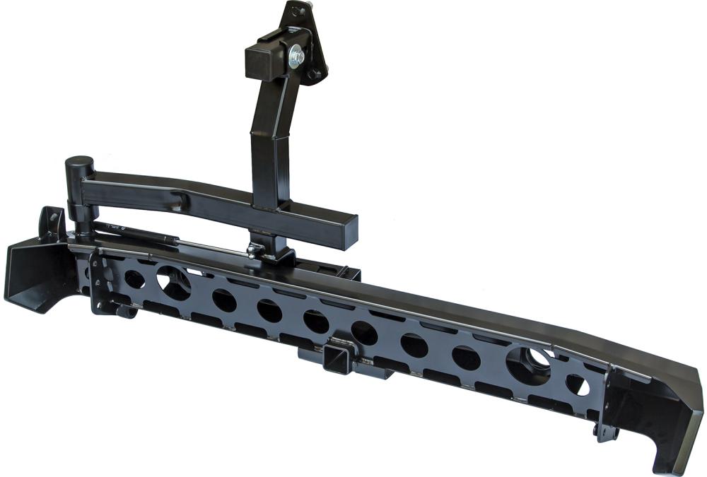 Бампер РИФ задний ВАЗ Нива с квадратом под фаркоп, калиткой и фонарями