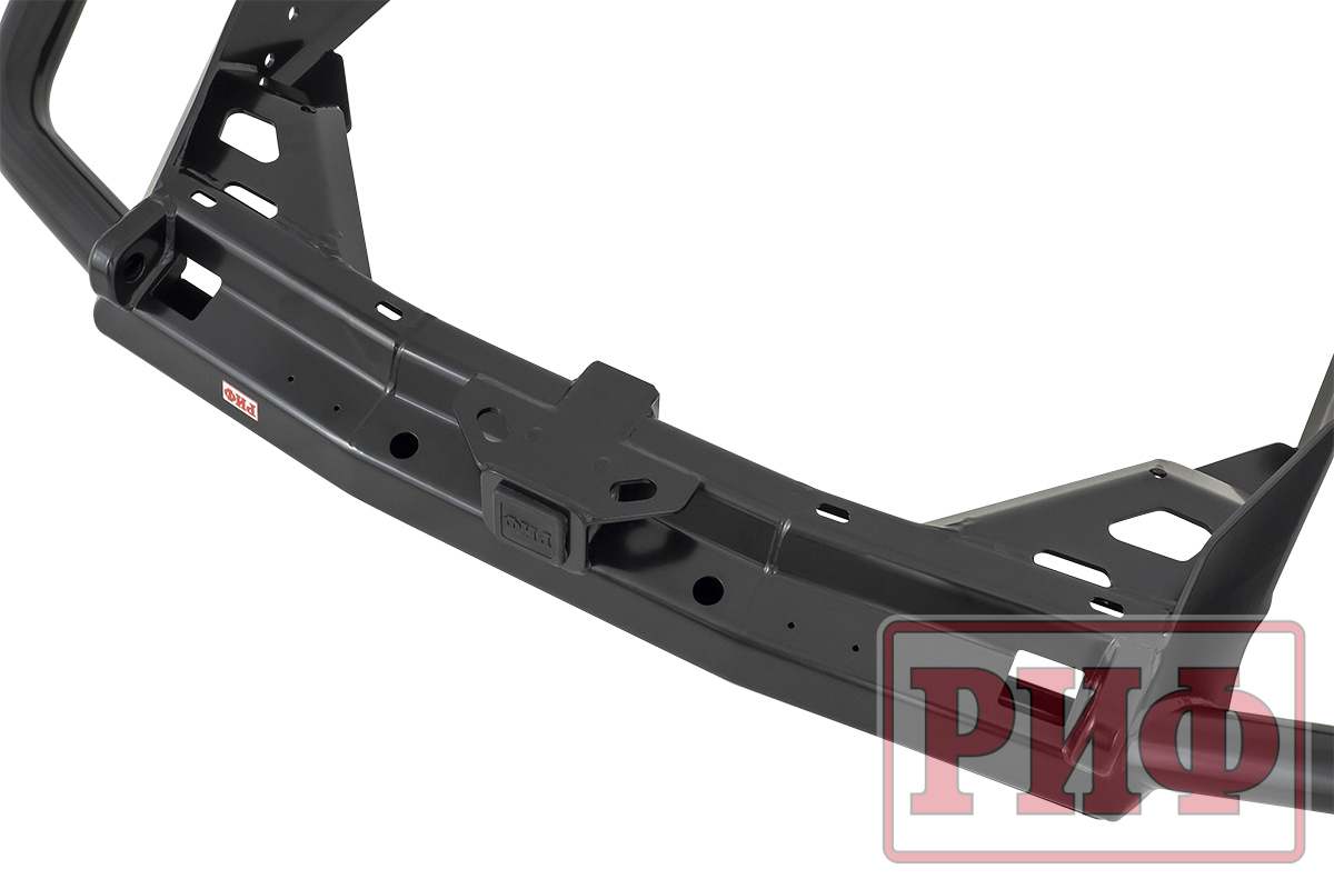 Бампер РИФ задний силовой/защита штатного бампера Haval H5 c квадратом под фаркоп (2019-2021)