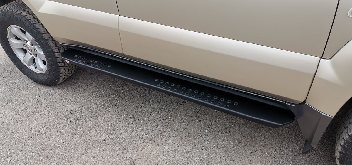 Пороги РИФ силовые Toyota Land Cruiser Prado 120