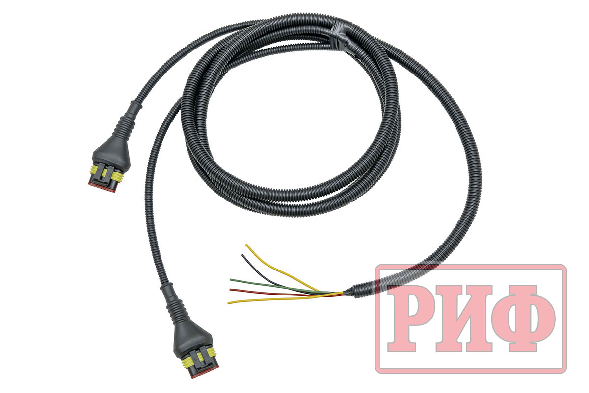 Бампер РИФ силовой задний Changan Hunter Plus с квадратом под фаркоп и фонарями