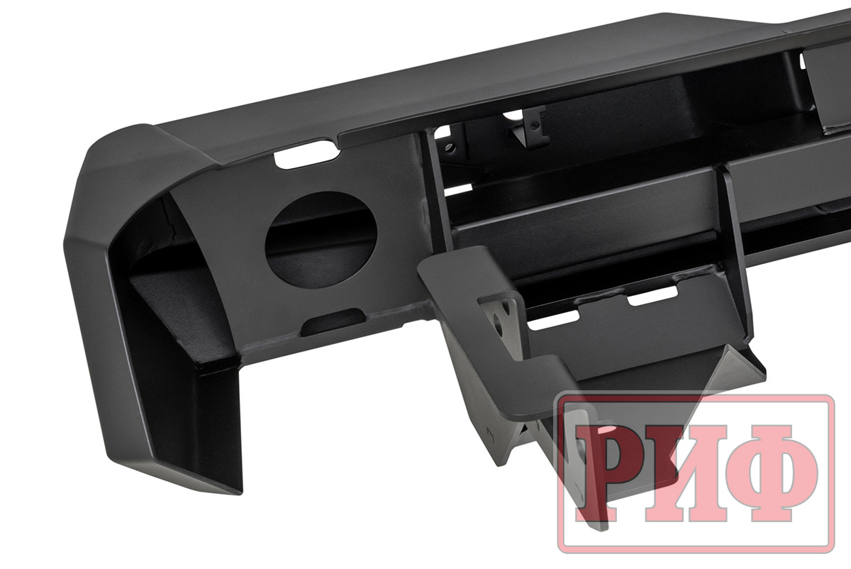 Бампер РИФ силовой задний Changan Hunter Plus с квадратом под фаркоп и фонарями