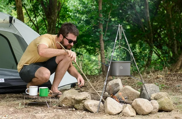 Котелок туристический Naturehike 4 л.