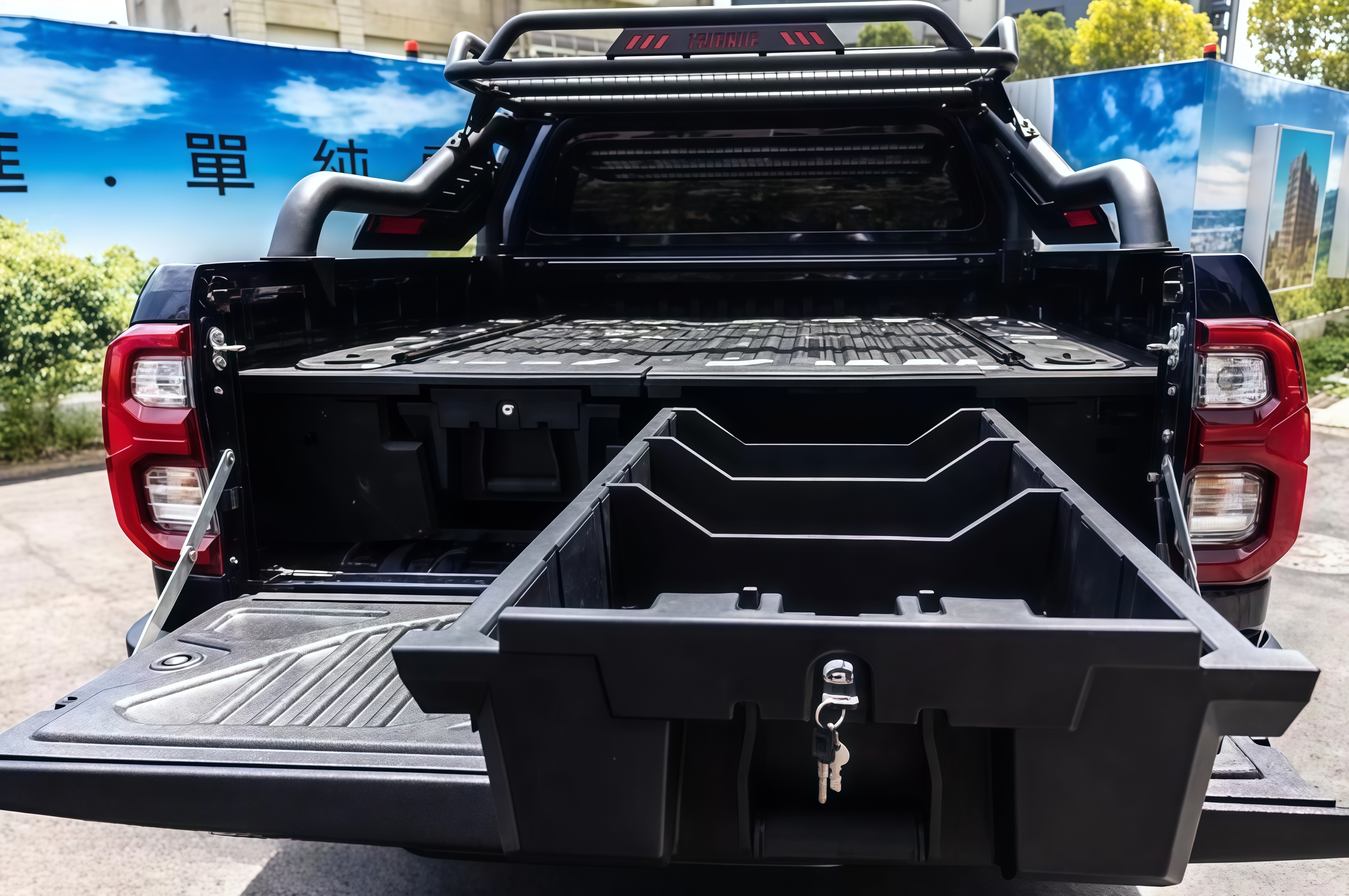 Система хранения (органайзер) в кузов Toyota Hilux (2015 - )