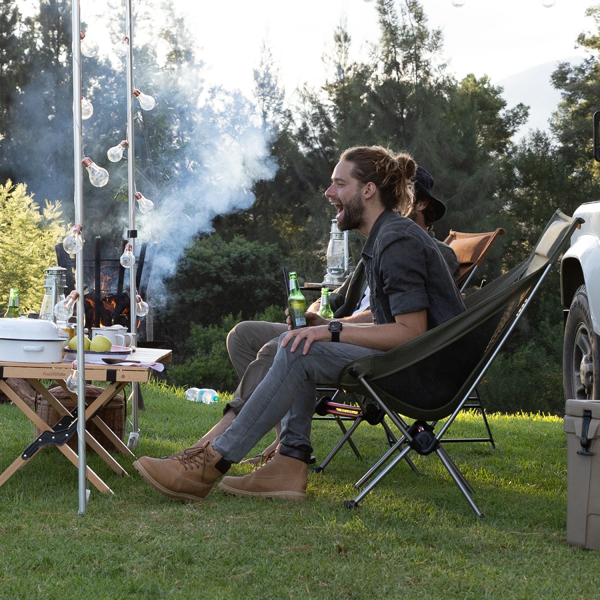 Кресло туристическое Naturehike Stellaluna L01 складное, 44х46х103, до 120 кг, зеленое