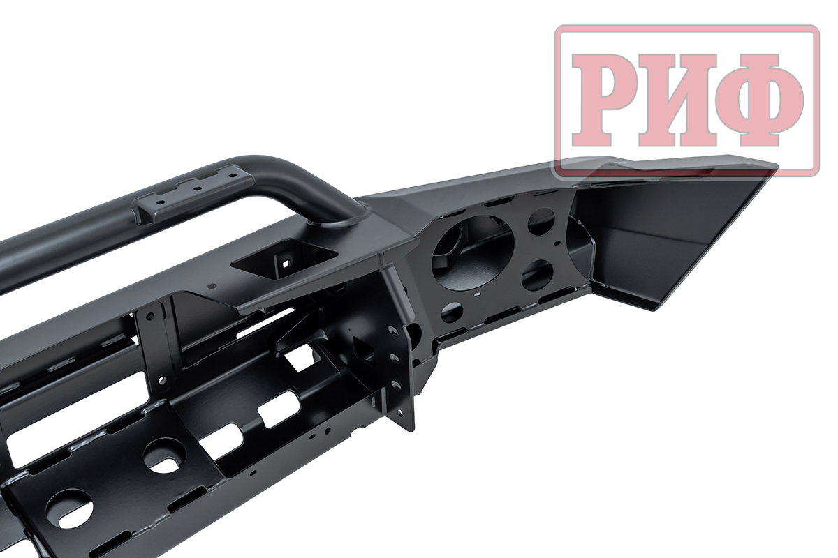 Бампер РИФ силовой передний TANK 300 c защитной центр. дугой, под штатные фары