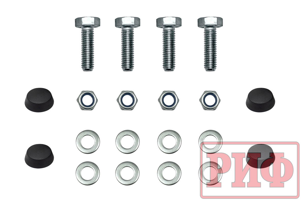 Защита радиатора под бампер РИФ для ГАЗ Соболь NN 4x4