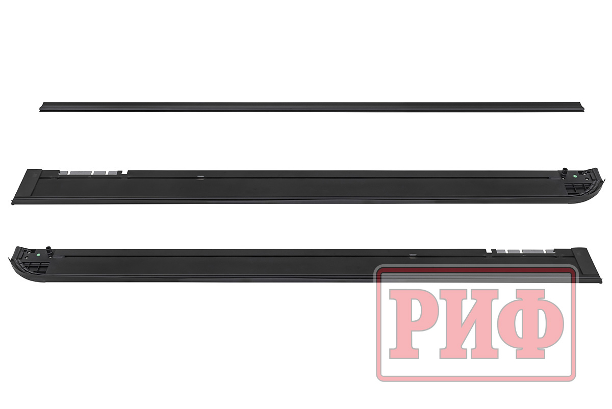 Крышка кузова РИФ для Dongfeng DF6, роллета раздвижная 1511х1570 мм, алюминиевая, черная