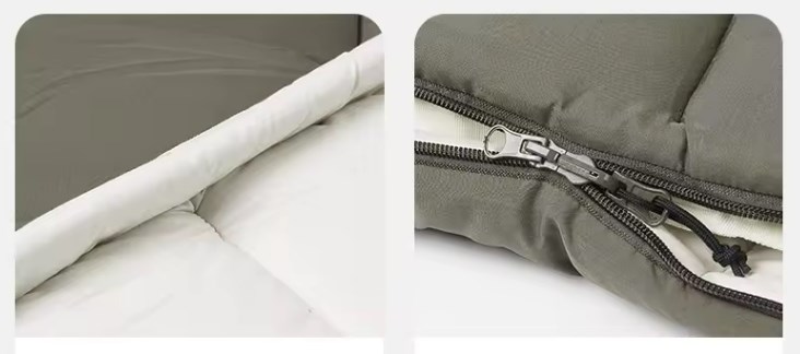 Мешок спальный Naturehike Lingdong, 225х75см, (ТК: +7C), (правый), зеленый