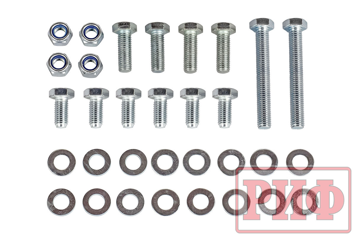Бампер передний силовой/защита штатного бампера РИФ УАЗ Патриот 2015+ с защитой рулевых тяг (стандарт)