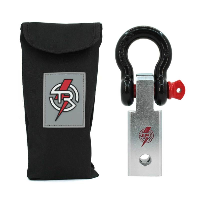 Переходник буксировочный в квадрат с шаклом (4.75т.) TR хром