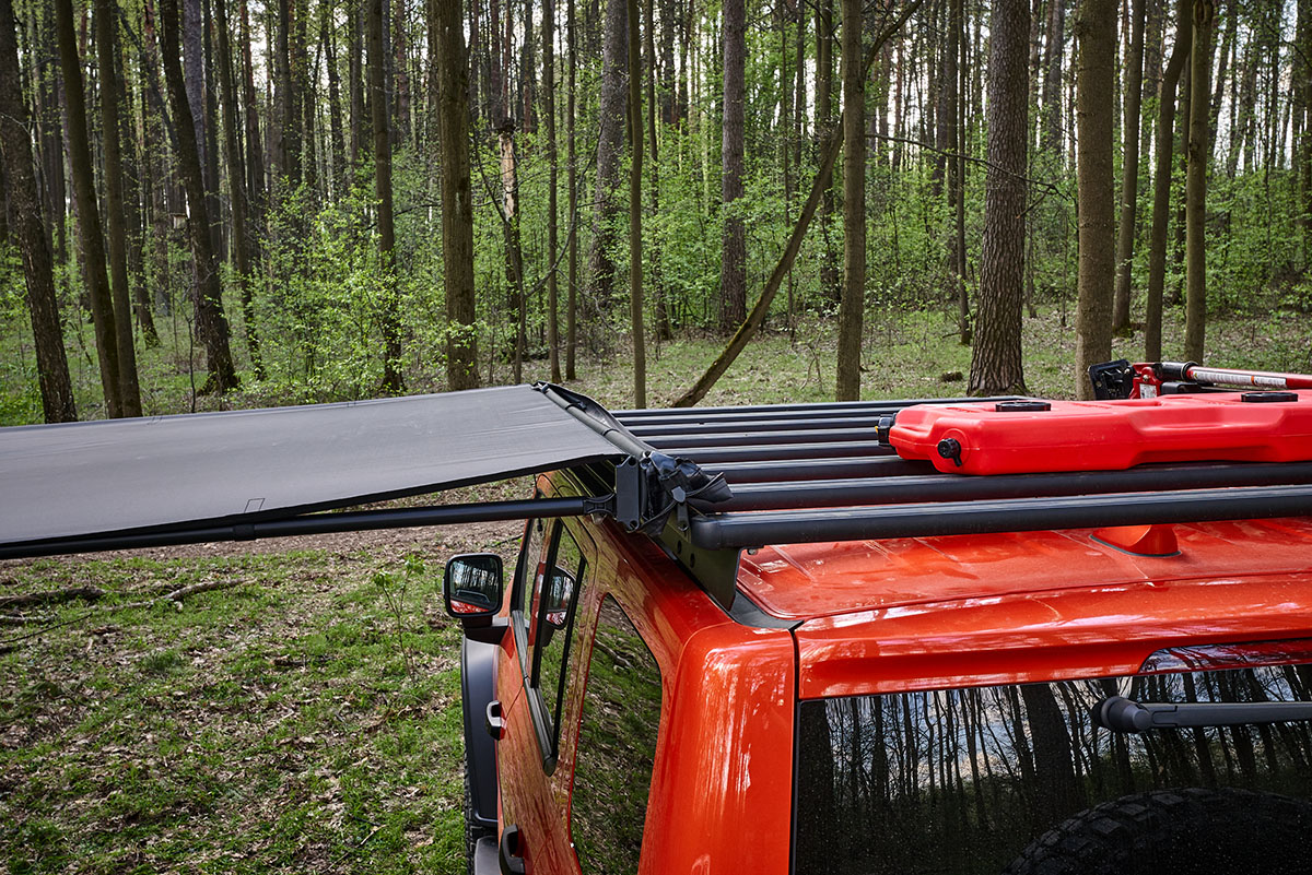 Маркиза автомобильная РИФ 2х2 м, черная