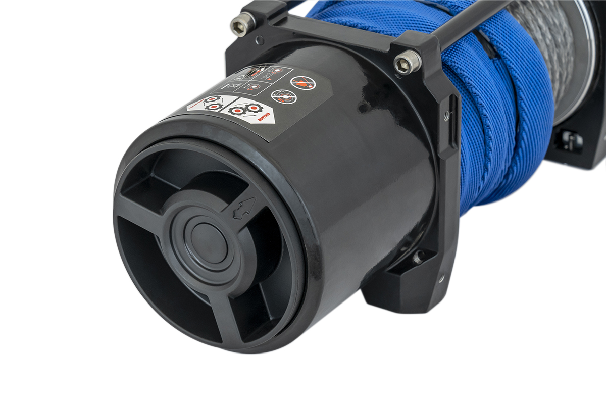 Лебёдка автомобильная электрическая 12V Runva EWV6000SSR 2722 кг (синтетический трос)