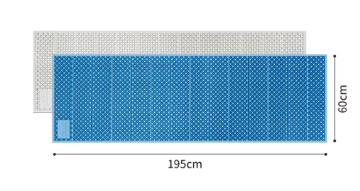 Коврик туристический Naturehike 195х60х1.8 см. IXPE, голубой